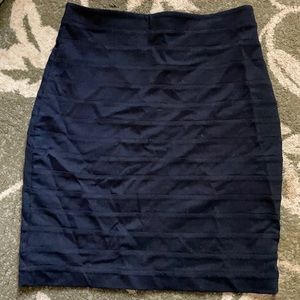 Short black skirt